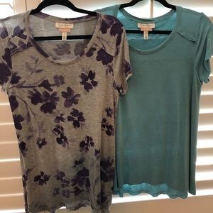 Two Jessica Simpson Nursing tops